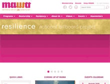 Tablet Screenshot of mawa.ca